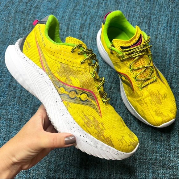 Running Shoe Saucony Kinvara Yellow Saucony Kinvara Mens Orange